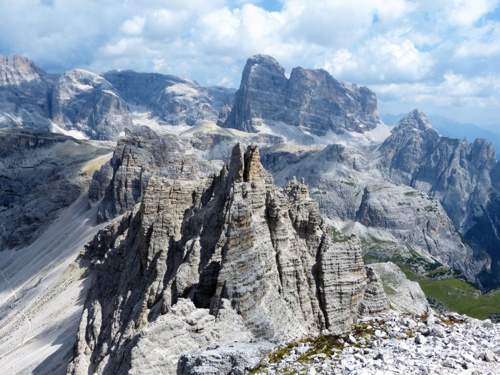 paternkofel klettersteig dolomiten drei zinnen Aussicht Paternkofel Klettersteig Drei Zinnen Region