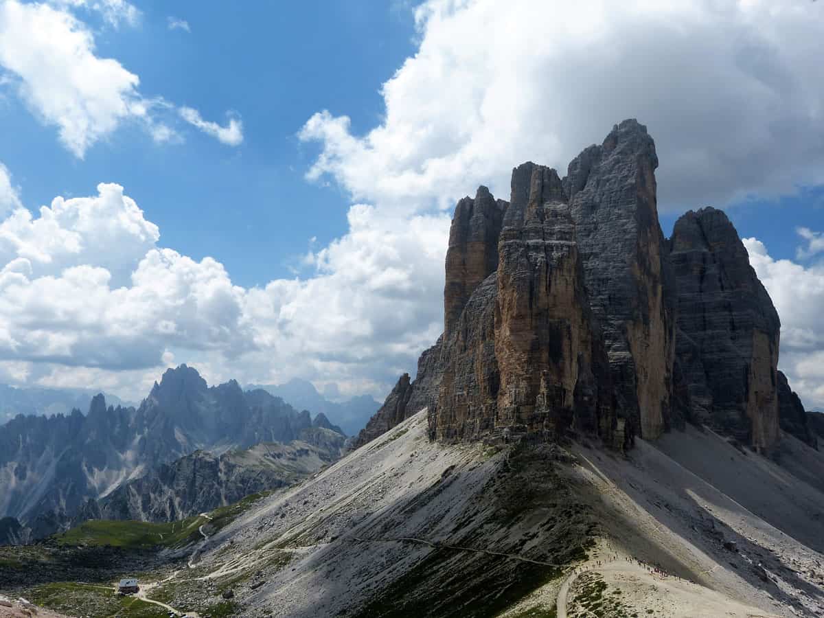 Drei Zinnen, Felsformationen, Italien