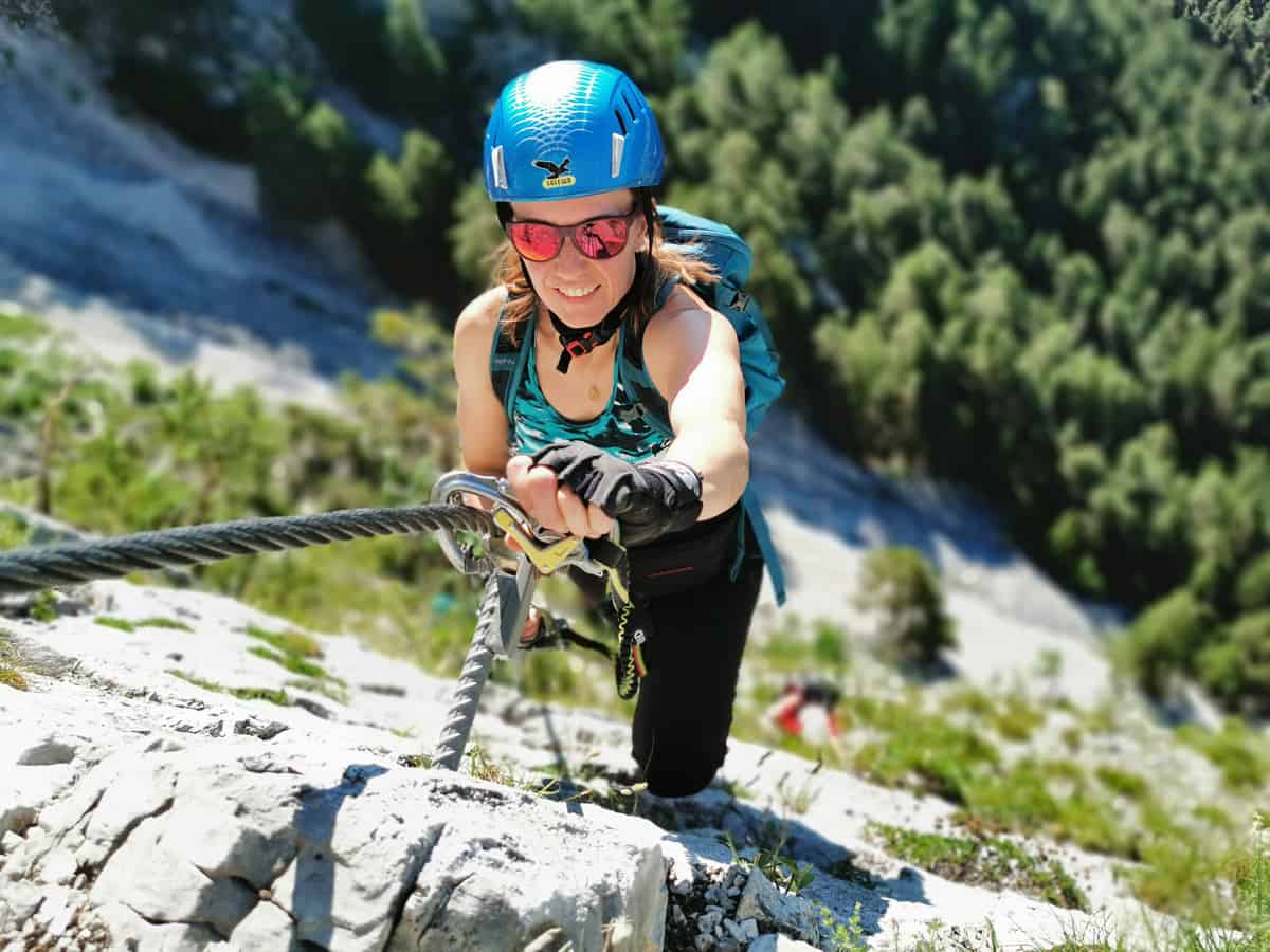 Unterwegs am Leithe Klettersteig in Nassereith!